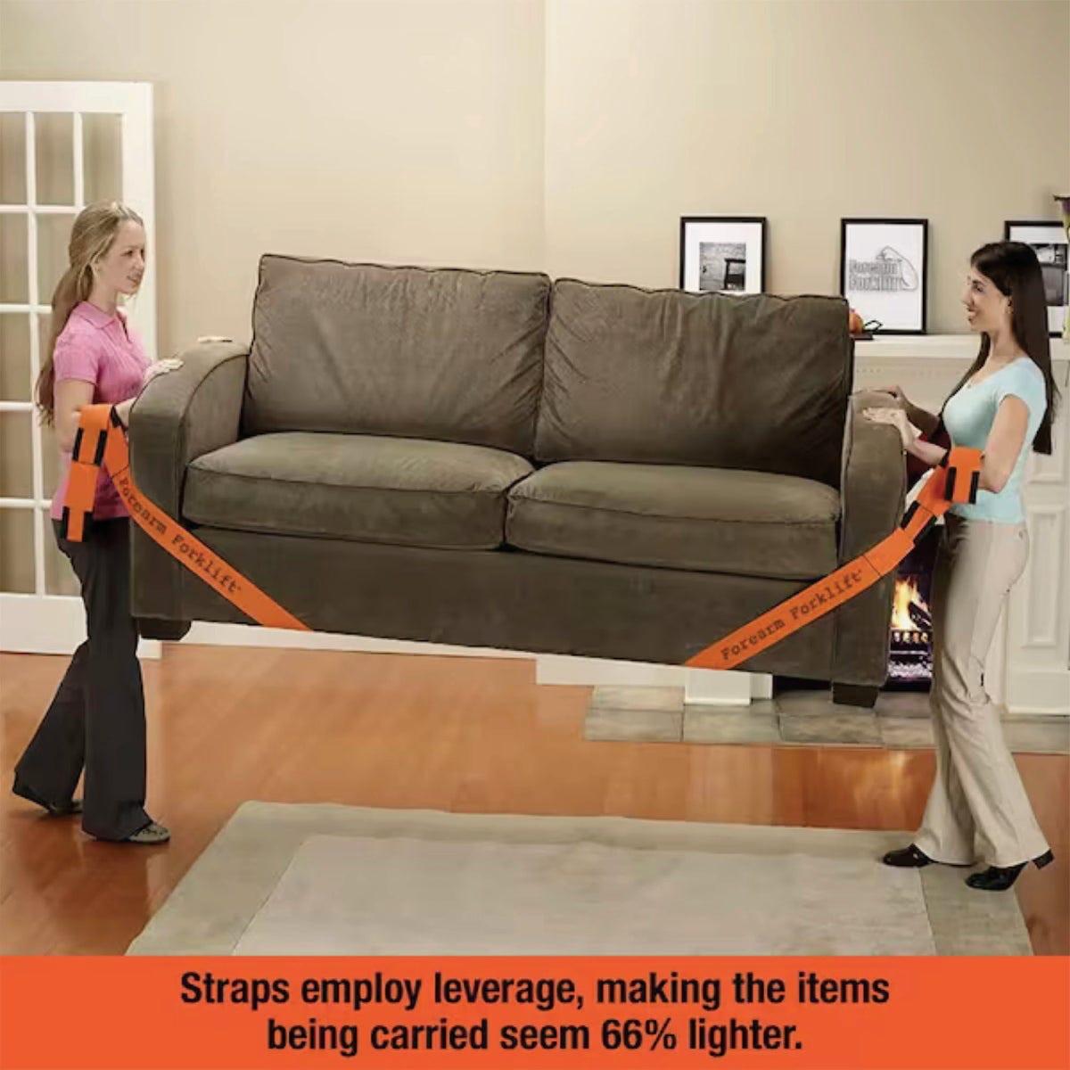 Forearm Forklift XLPRO Orange Pro Moving Straps - photo 6