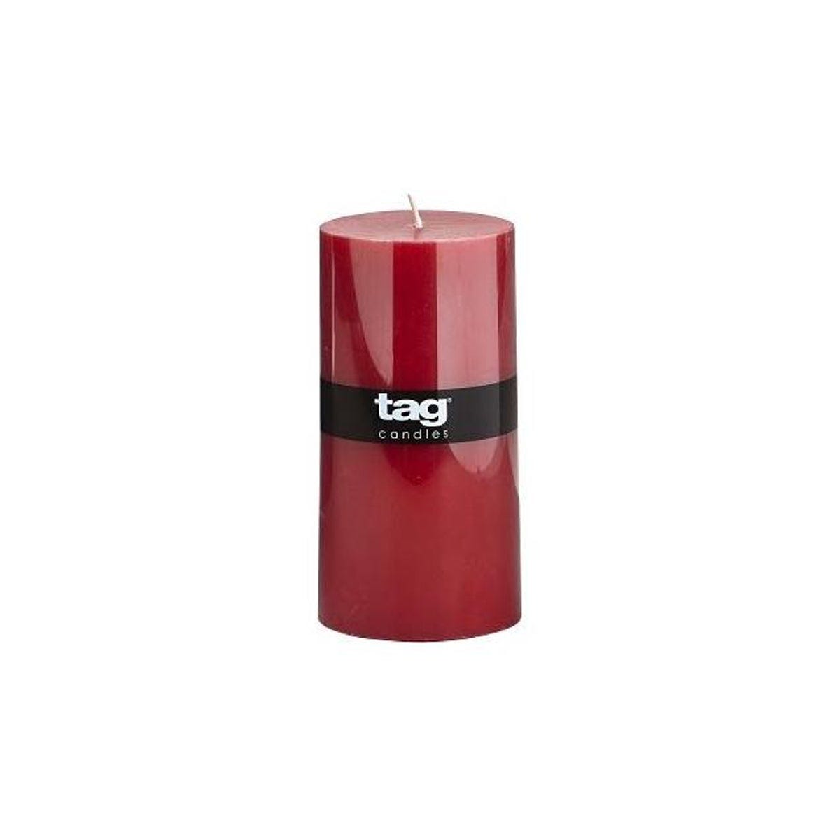 Tag Cotton Wick Paraffin Wax Smokeless Pillar Candle