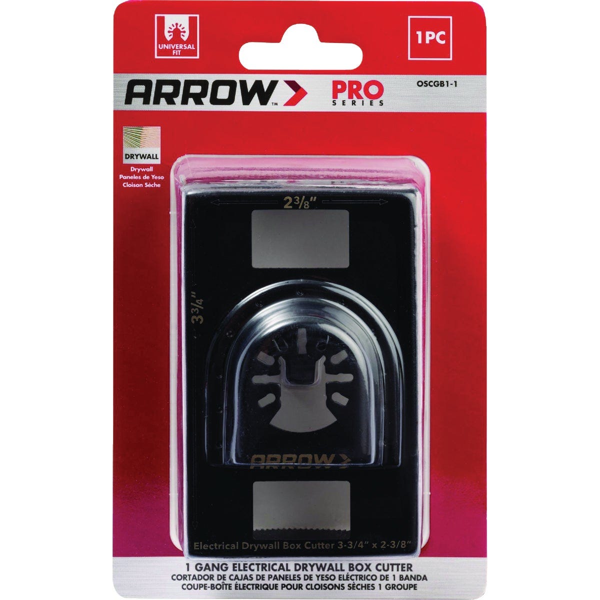 Arrow 2-7/8 In. x 3-3/4 In. Single Gang Box Cutter - photo 2 Arrow 2-7/8 In. x 3-3/4 In. Single Gang Box Cutter - photo 2