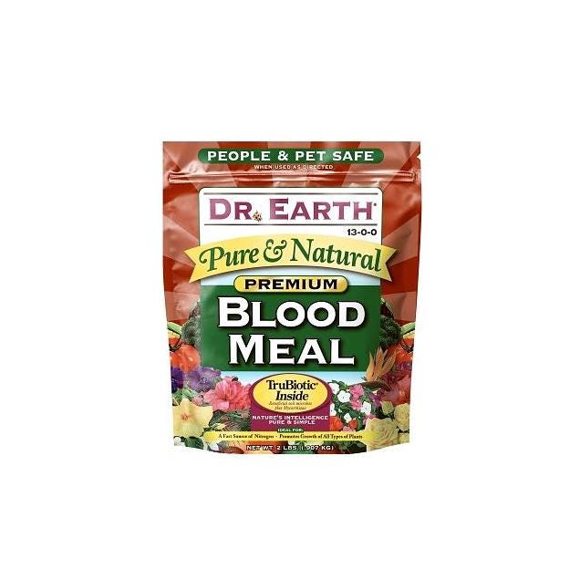 Dr. Earth 2 Lb. 13-0-0 Blood Meal Organic Fertilizer
