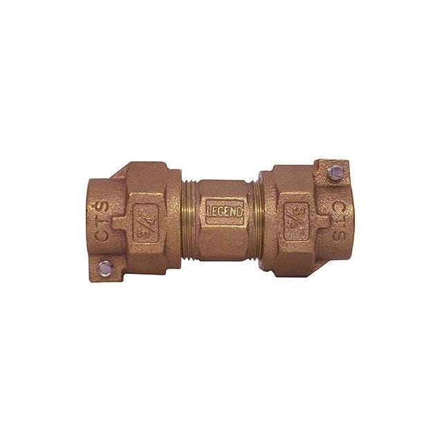 Legend Valve 3/4 In. CTS PAKxPAK Copper Water Service Union, Lead Free Legend Valve 3/4 In. CTS PAKxPAK Copper Water Service Union, Lead Free