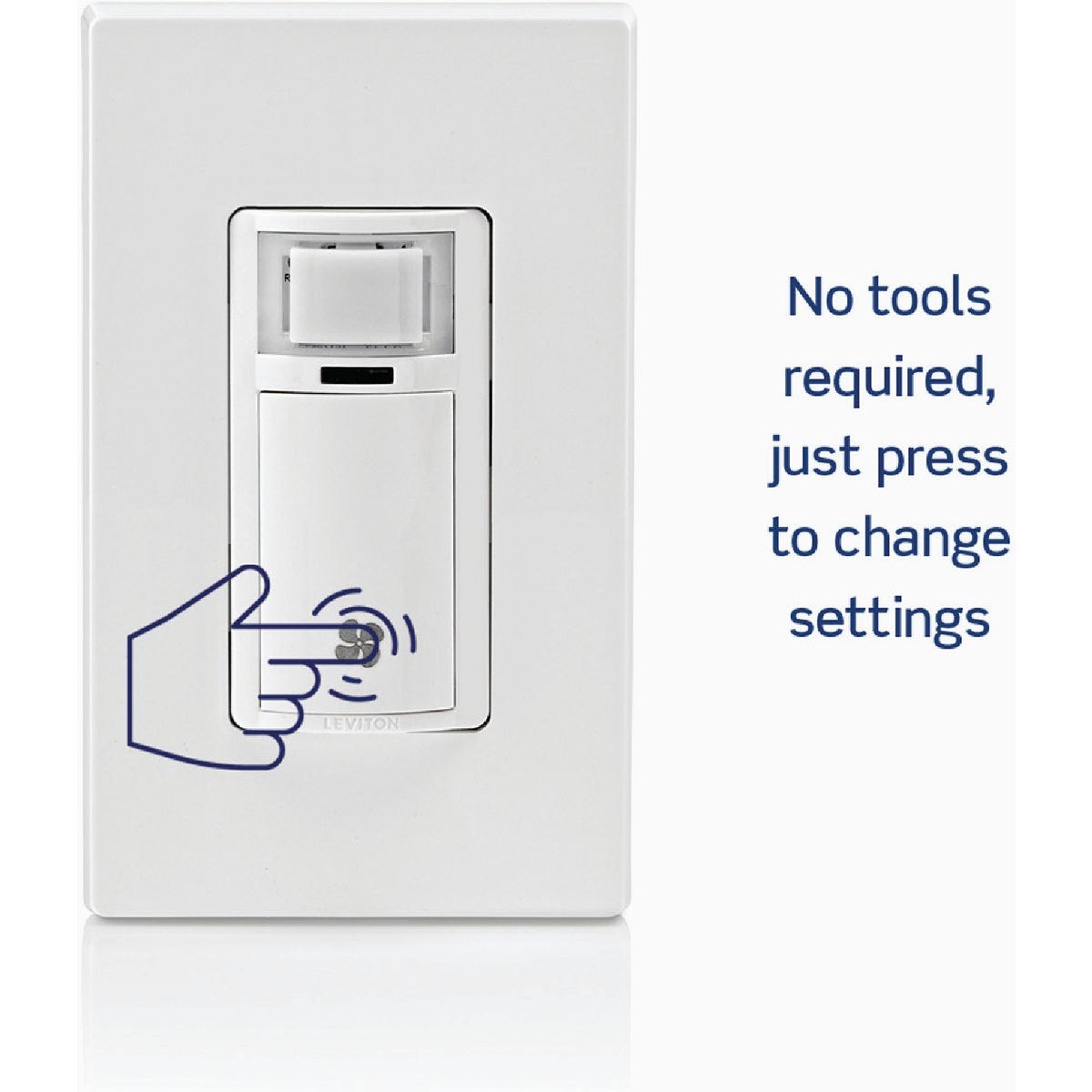 Leviton Decora White 120VAC In-Wall Humidity Sensor and Fan Control Switch for Bathroom Exhaust Fan - photo 6 Leviton Decora White 120VAC In-Wall Humidity Sensor and Fan Control Switch for Bathroom Exhaust Fan - photo 6