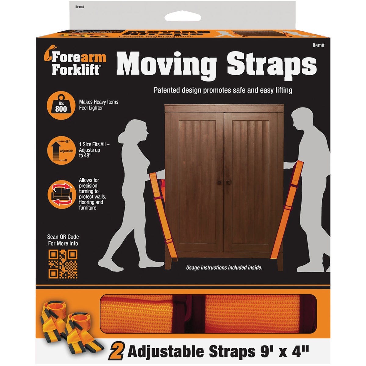 Forearm Forklift 800 Lb. Capacity Moving Straps Forearm Forklift 800 Lb. Capacity Moving Straps