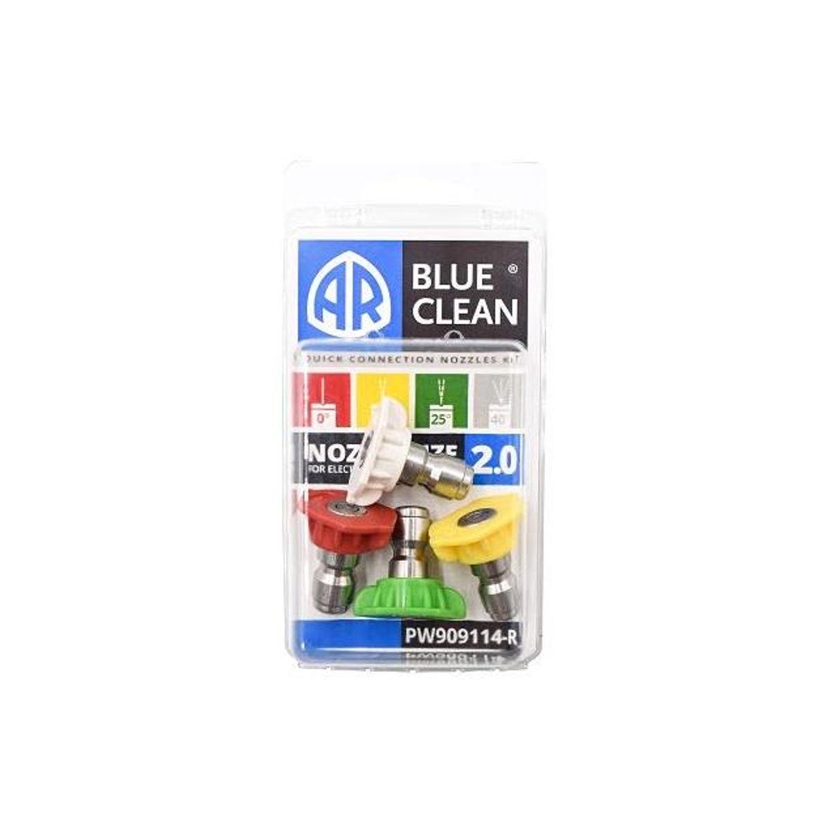 AR Blue Clean 4-Piece Quick Connect Pressure Washer Nozzle Kit AR Blue Clean 4-Piece Quick Connect Pressure Washer Nozzle Kit