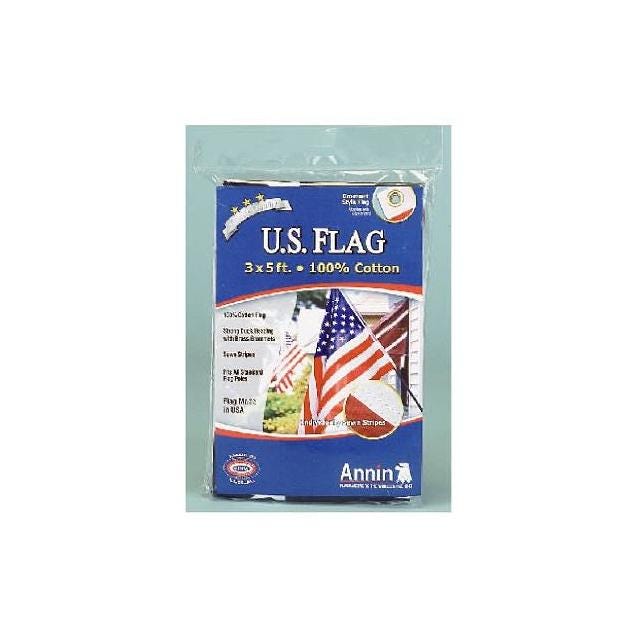 Annin 3 Ft. x 5 Ft. Cotton Replacement U.S. Flag Annin 3 Ft. x 5 Ft. Cotton Replacement U.S. Flag