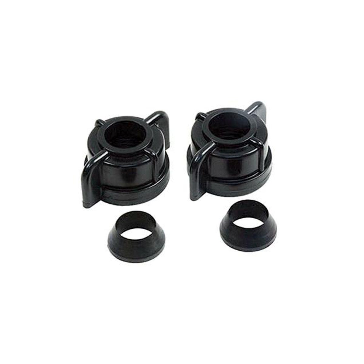 Master Plumber 1/2 In. Plastic Coupling Nut & Washer (2-Pack)