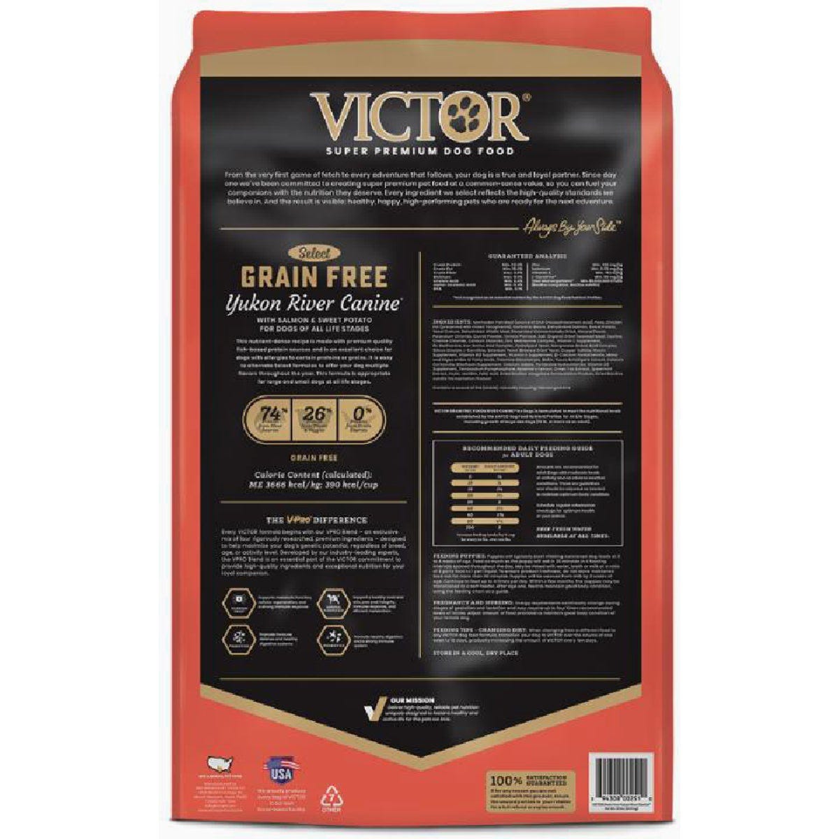 Victor Select Grain Free 30 Lb. Yukon River Canine with Salmon & Sweet Potato Dry Dog Food for Dogs of All Life Stages - photo 2 Victor Select Grain Free 30 Lb. Yukon River Canine with Salmon & Sweet Potato Dry Dog Food for Dogs of All Life Stages - photo 2