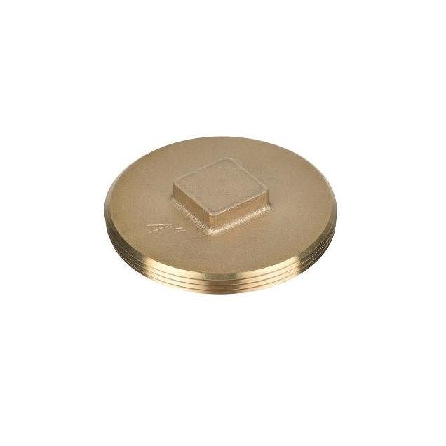 Oatey 4 In. Raised Head Brass Plug Oatey 4 In. Raised Head Brass Plug