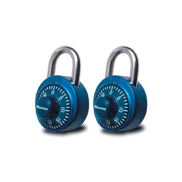 Master Lock 2-Pack Colored Dial Combination Padlocks Master Lock 2-Pack Colored Dial Combination Padlocks