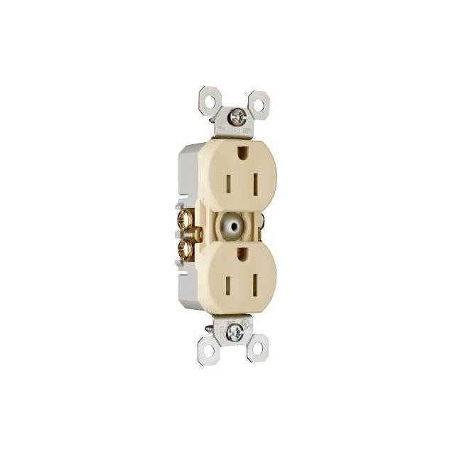 Legrand Pass & Seymour 15A 125V Grounded Duplex Outlet, Ivory (10-Pack) Legrand Pass & Seymour 15A 125V Grounded Duplex Outlet, Ivory (10-Pack)