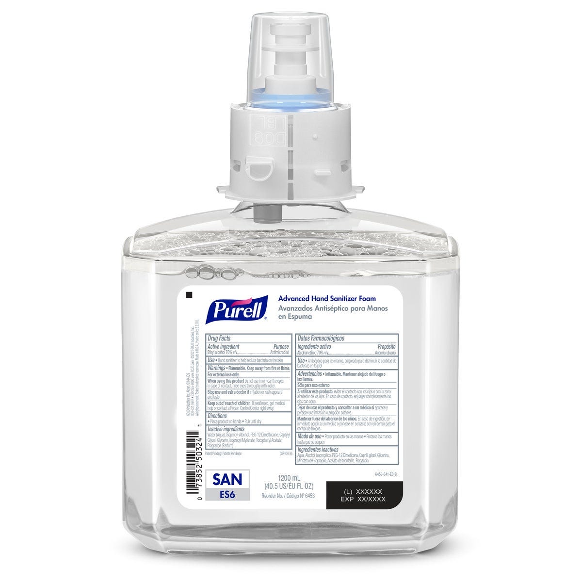 PURELL ES6 Advanced Clean Scent Hand Sanitizer Foam, 1200mL Refill - photo 2 PURELL ES6 Advanced Clean Scent Hand Sanitizer Foam, 1200mL Refill - photo 2