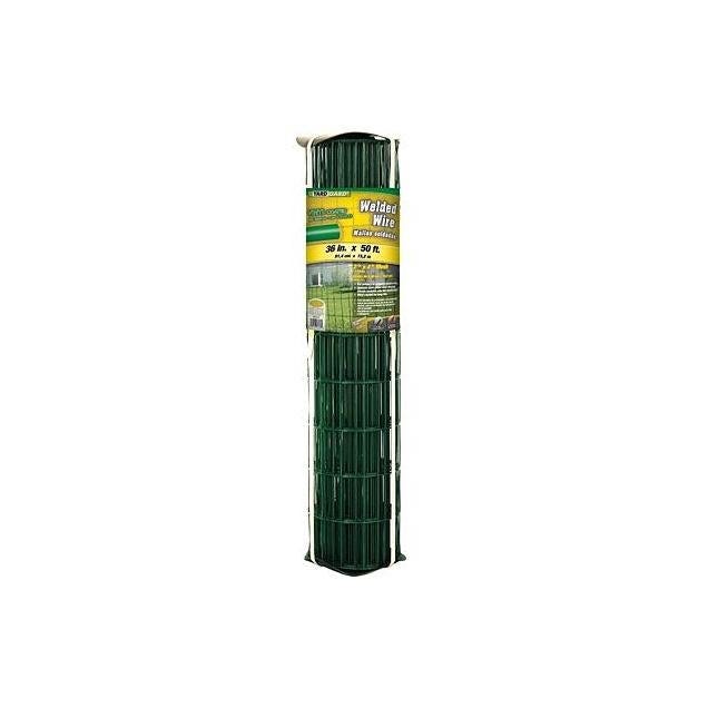 YardGard 36 In. x 50 Ft. Green Vinyl Coated Welded Wire Fence YardGard 36 In. x 50 Ft. Green Vinyl Coated Welded Wire Fence