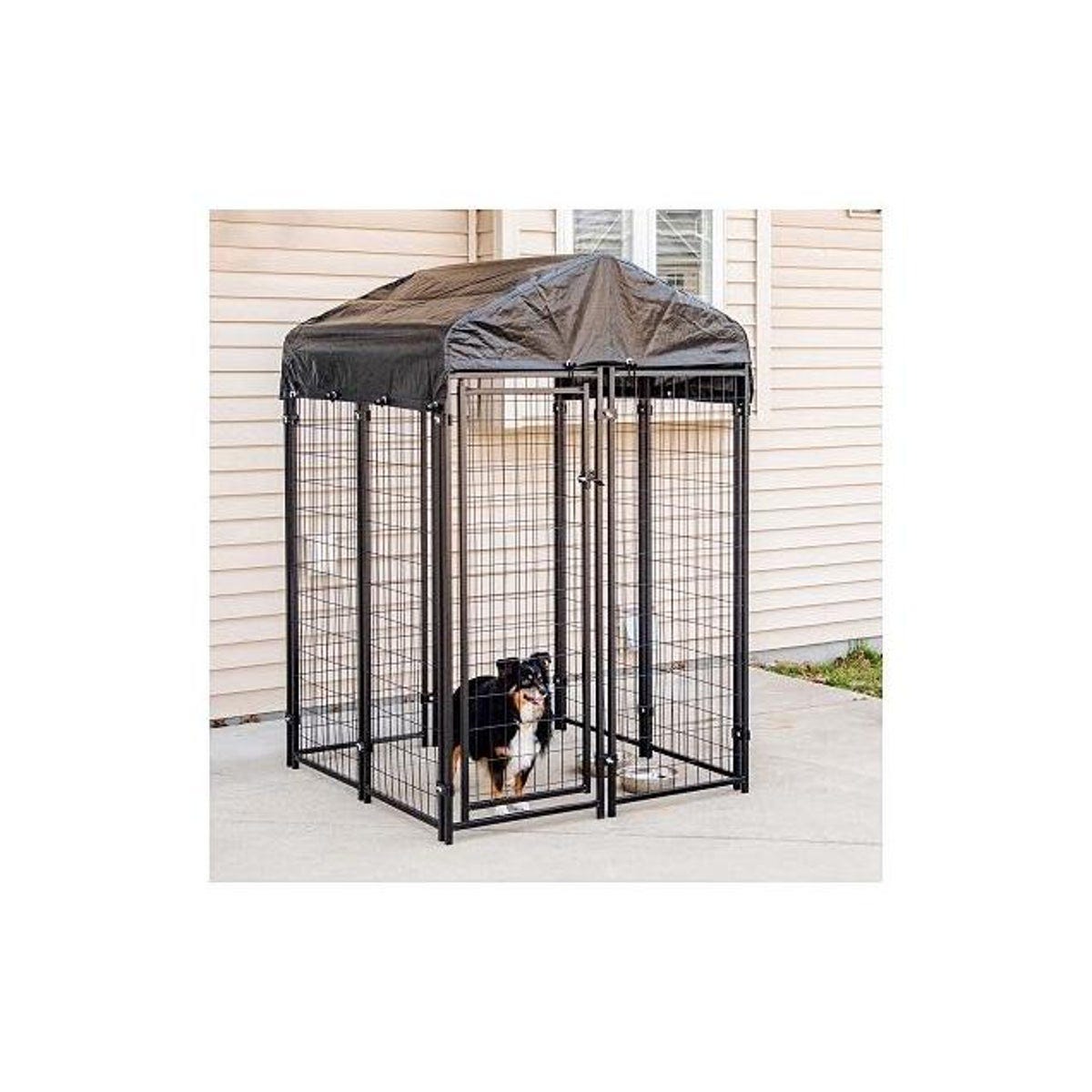 Pet Essentials 4 Ft. x 4 Ft. x 6 Ft. Welded Wire Dog Kennel - photo 2