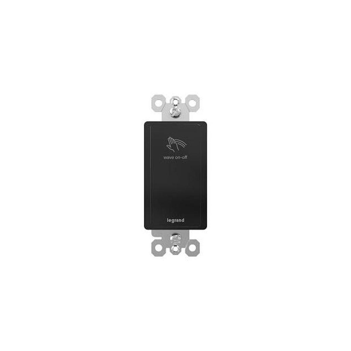 Radiant 20A Touchless Wave Wireless Light Switch, Black