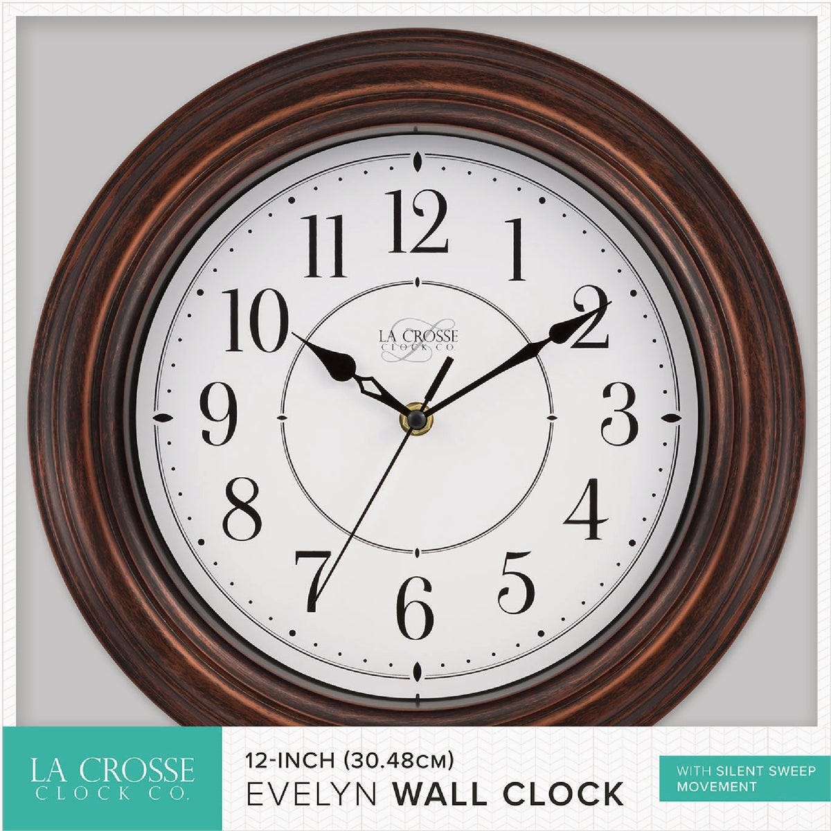 La Crosse Clock Co. 12 In. Evelyn Wall Clock - photo 2 La Crosse Clock Co. 12 In. Evelyn Wall Clock - photo 2