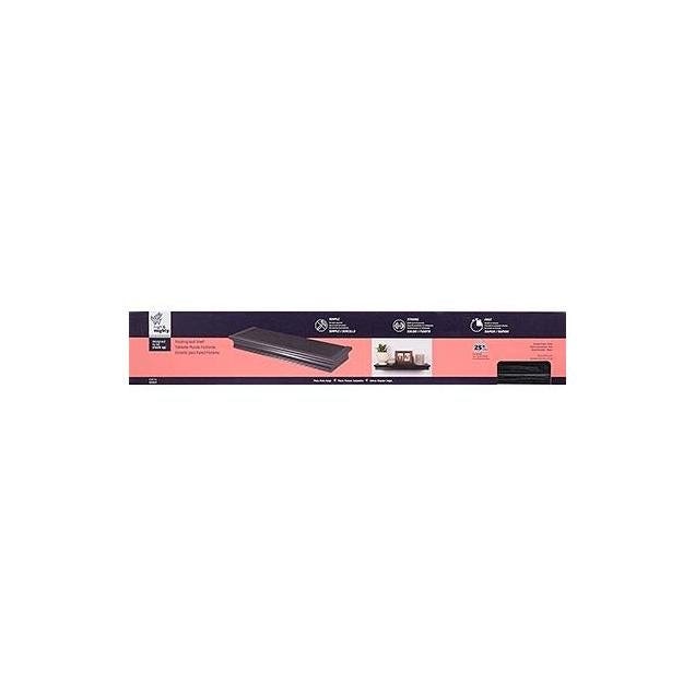 High & Mighty 36 In. Black Beveled Design Floating Shelf - photo 2 High & Mighty 36 In. Black Beveled Design Floating Shelf - photo 2