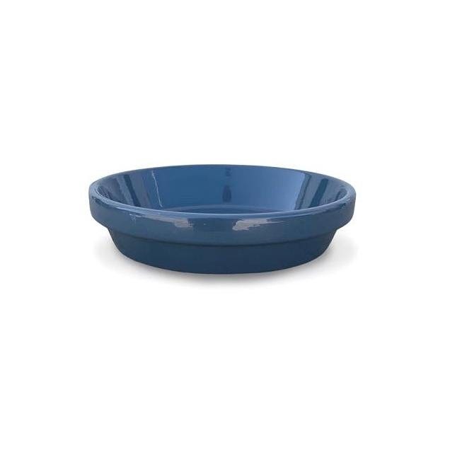 Ceramo 5.75 In. Slate Blue Ceramic Planter Saucer