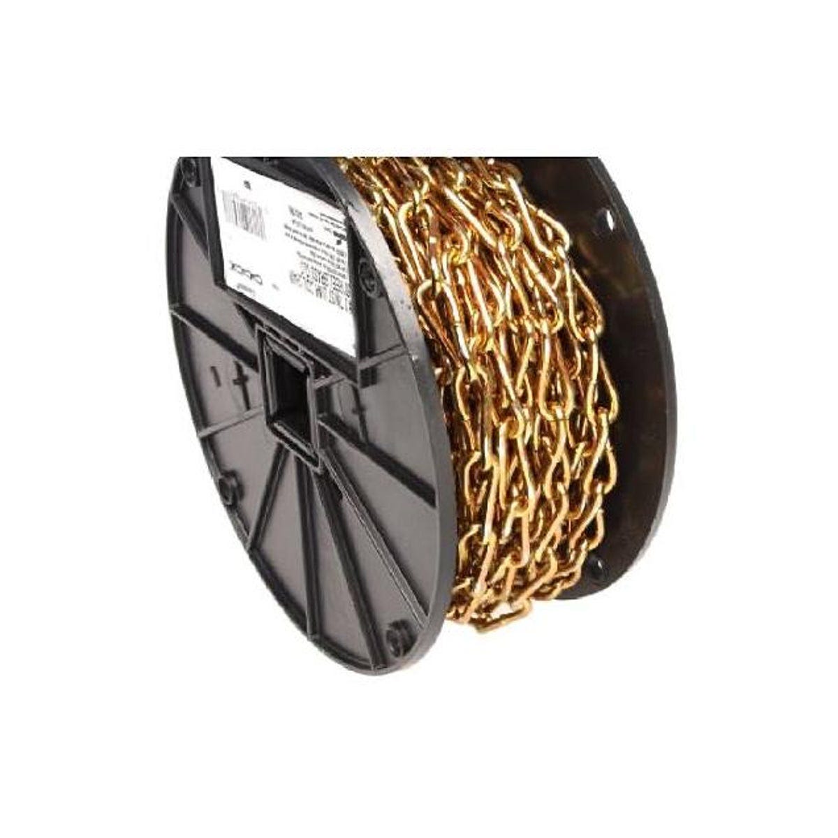 Apex Tool Group 50 Ft. #3 Brass Coil Chain Apex Tool Group 50 Ft. #3 Brass Coil Chain