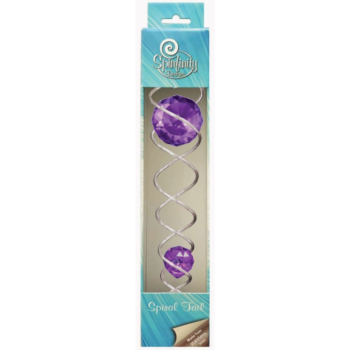 Spinfinity Rings Spinfinity Designs Silver/Purple Twister | True Value Hardware