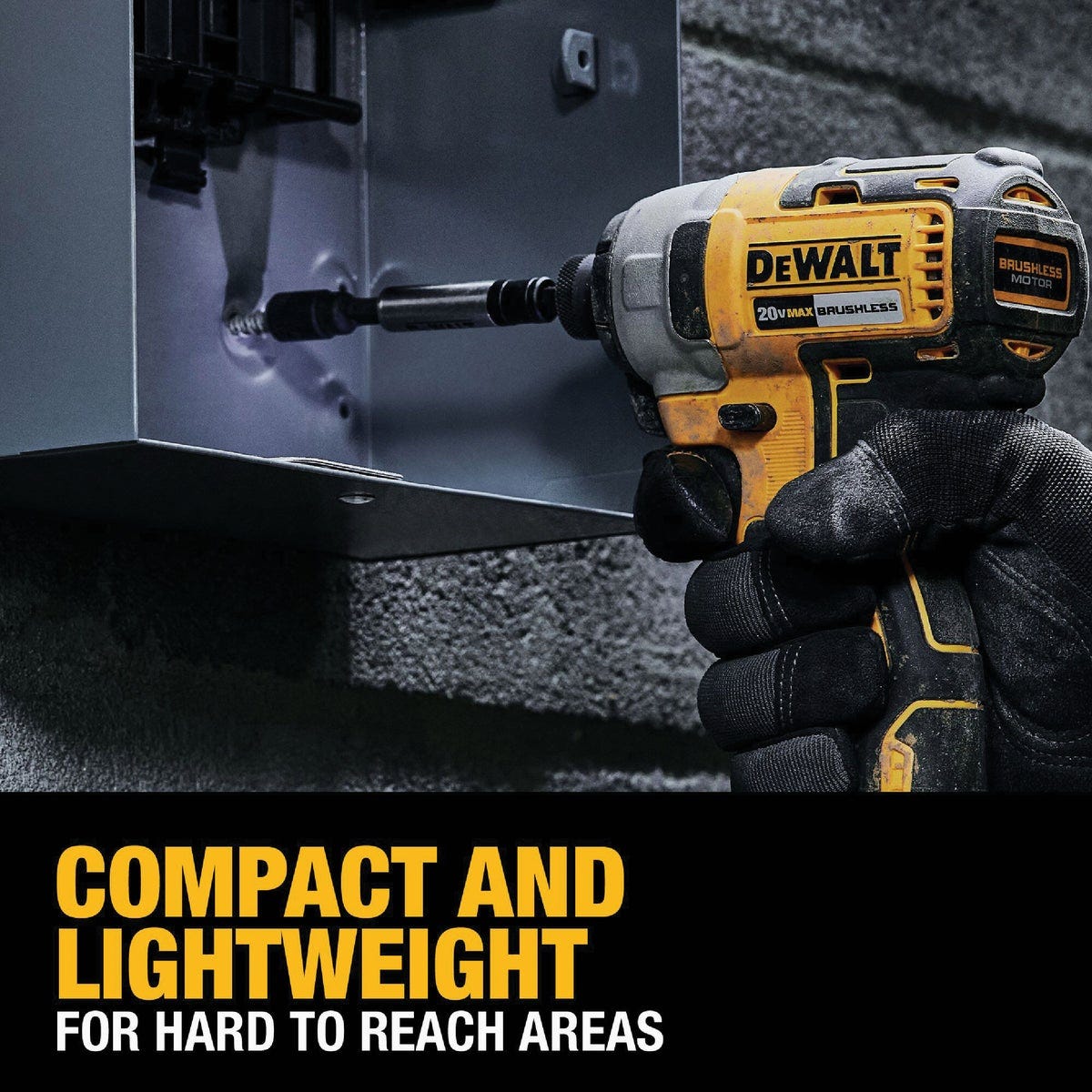 DEWALT 20V MAX Brushless 1/4 In. Hex Cordless Impact Driver Kit with 2.0 Ah Battery & Charger - photo 3