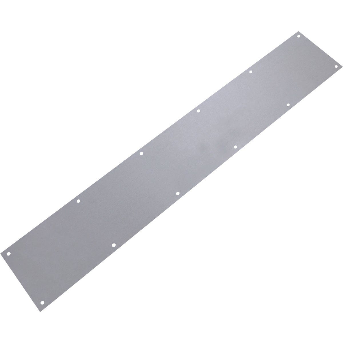 Tell 6 In. x 34 In. Satin Stainless Steel Kickplate Tell 6 In. x 34 In. Satin Stainless Steel Kickplate