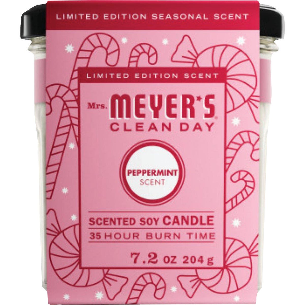 Mrs. Meyer's Clean Day 7.2 Oz. Peppermint Large Soy Candle - photo 3