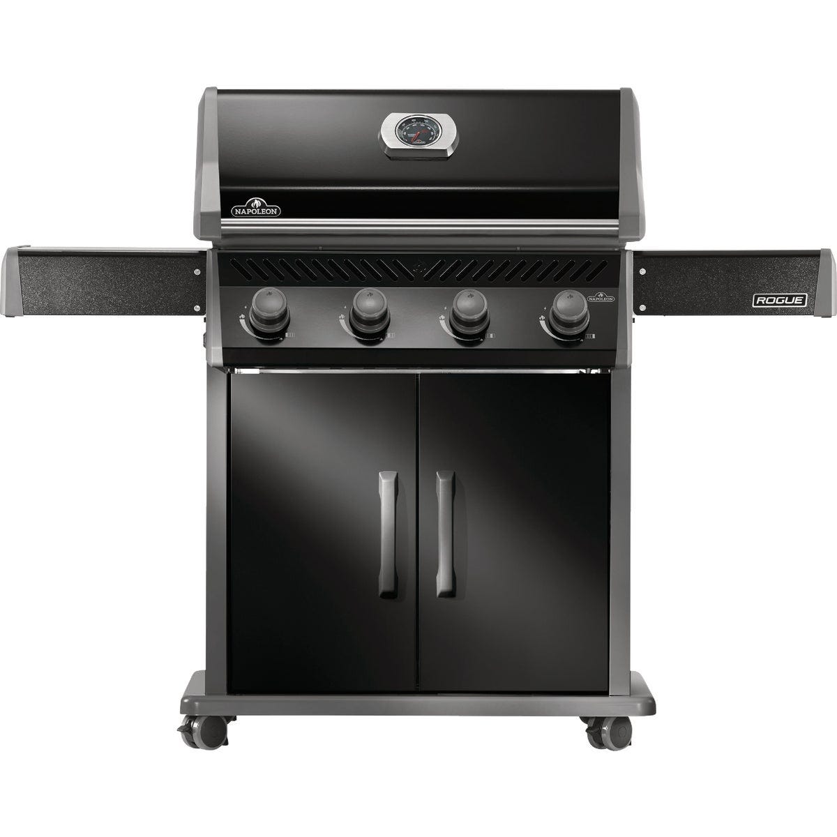 Napoleon Rogue 525 4-Burner Stainless Steel Grids LP Gas Grill, Black Napoleon Rogue 525 4-Burner Stainless Steel Grids LP Gas Grill, Black