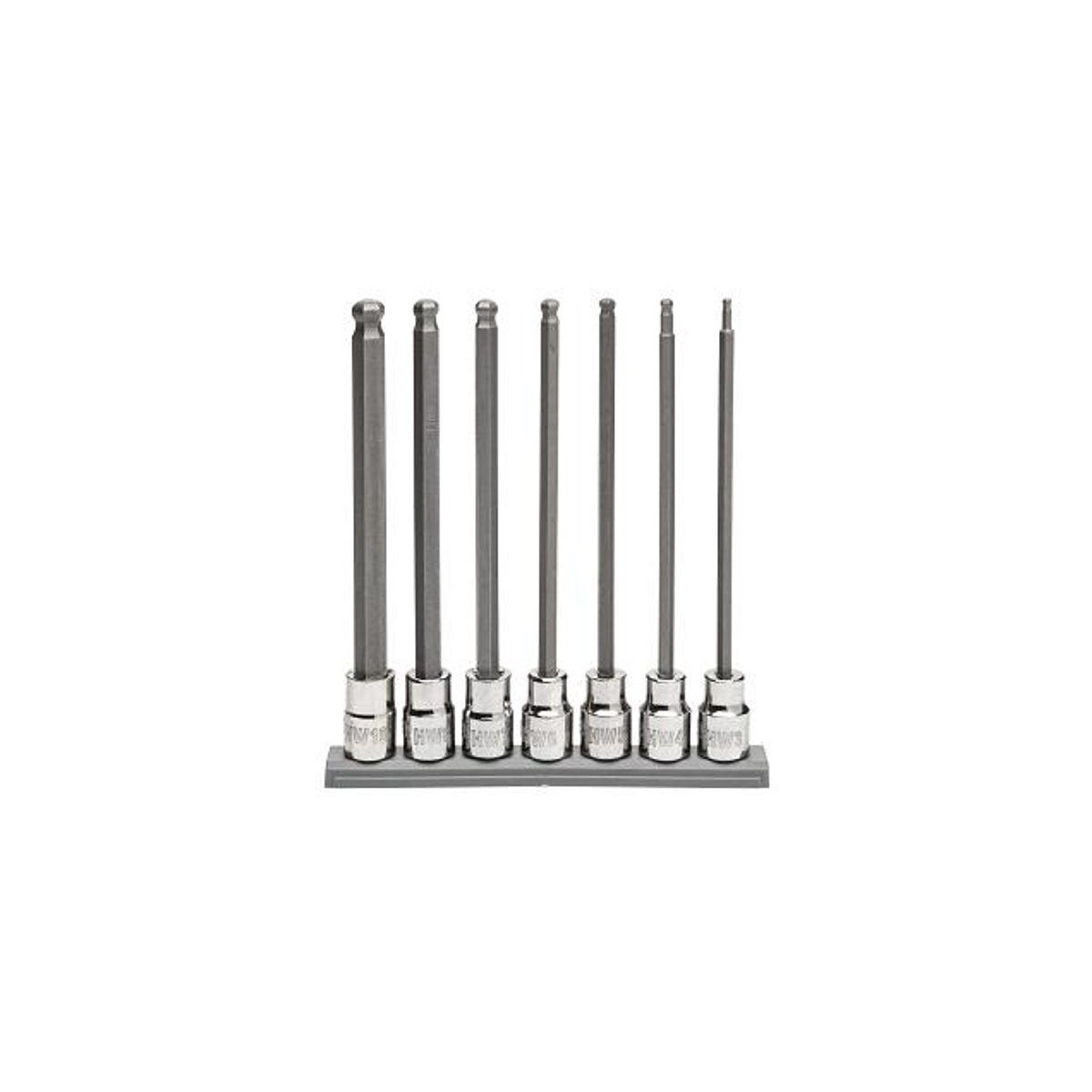 Master Mechanic Metric Long Ball End Socket Set (7-Piece)