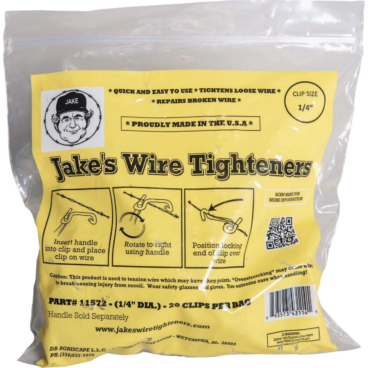 Jake's 1/4 In. Dia. Wire Tighteners (20-Count) - photo 2