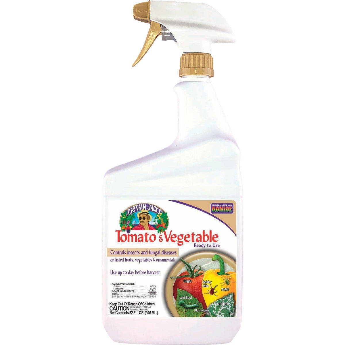 Bonide Captain Jack's 32 Oz. Ready To Use Trigger Spray Tomato & Vegetable Spray