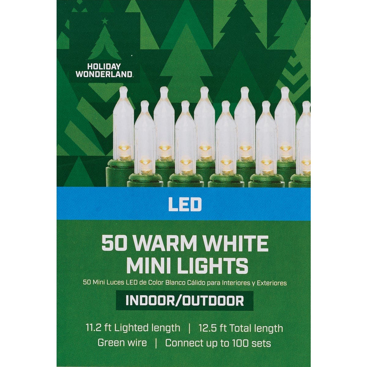 Home Impressions Warm White 50-Bulb Mini LED String Light Set