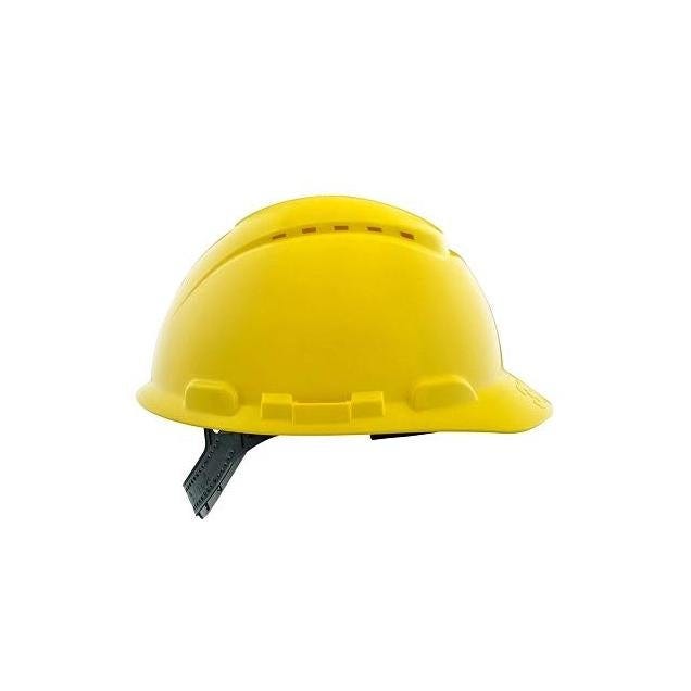 3M Yellow Vented Cap Style Hard Hat