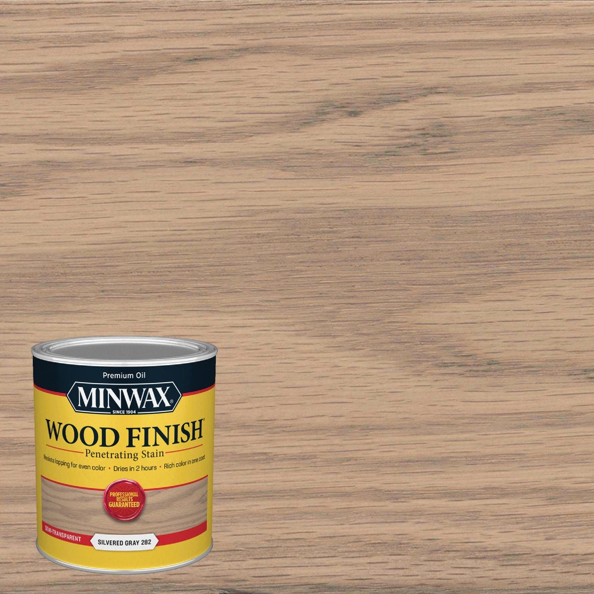 Minwax Wood Finish Penetrating Stain, Silvered Gray, 1 Qt.