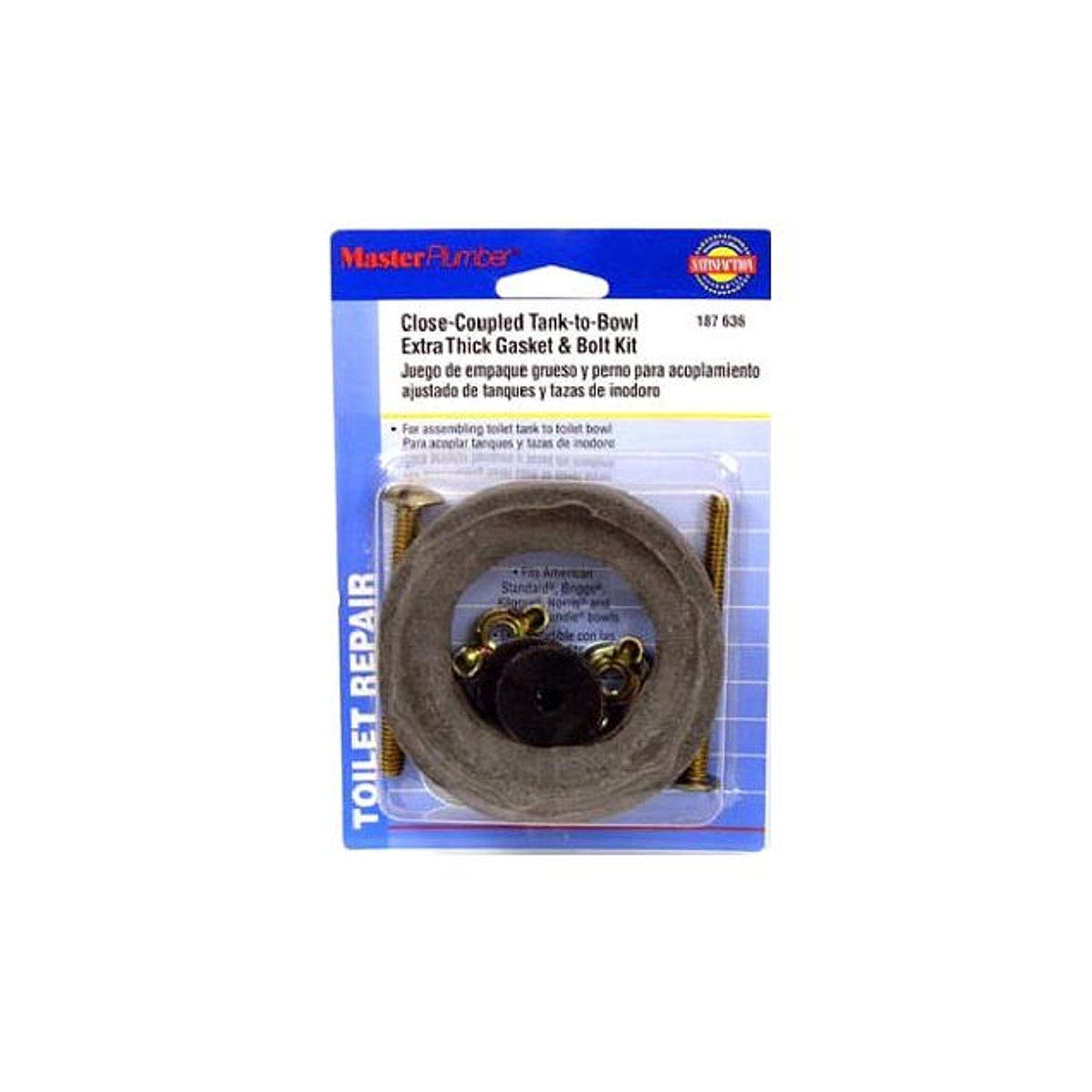 Master Plumber Tank-To-Bowl Gasket/Bolt Kit