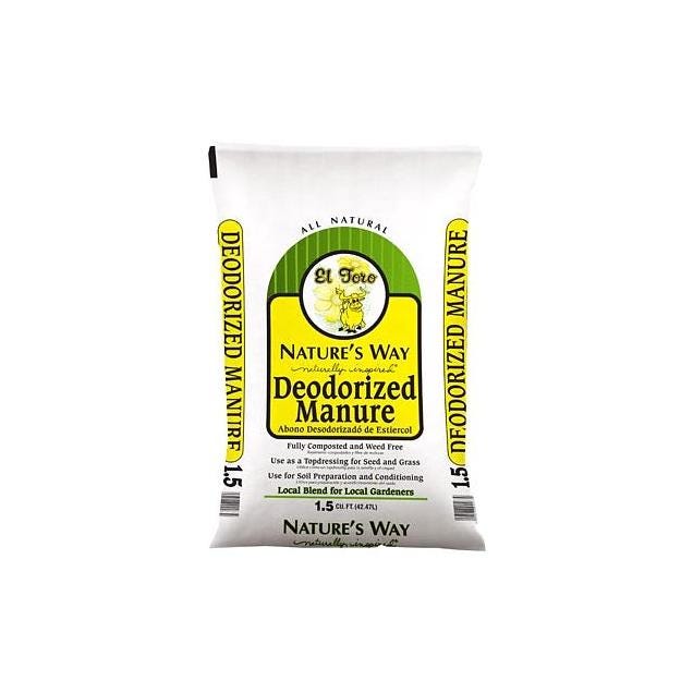 Nature's Way 1.5 Cu. Ft. El Toro Deodorized Steer Manure