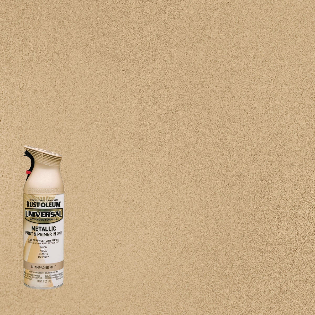 Rust-Oleum Universal 11 Oz. Metallic Spray Paint, Champagne Mist