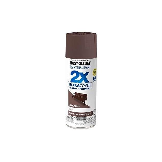 Rust-Oleum 12 Oz. Grizzly Bear Gloss Painter's Touch 2X Ultra Cover Spray Paint - photo 2 Rust-Oleum 12 Oz. Grizzly Bear Gloss Painter's Touch 2X Ultra Cover Spray Paint - photo 2