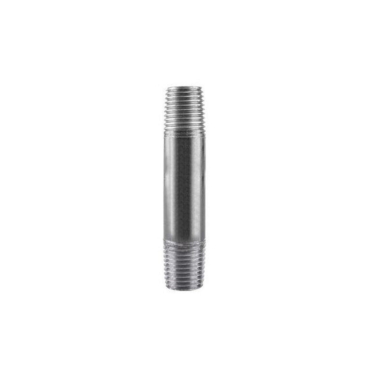 STZ 1/4 In. x 2-1/2 In. Steel Black Iron Nipple STZ 1/4 In. x 2-1/2 In. Steel Black Iron Nipple