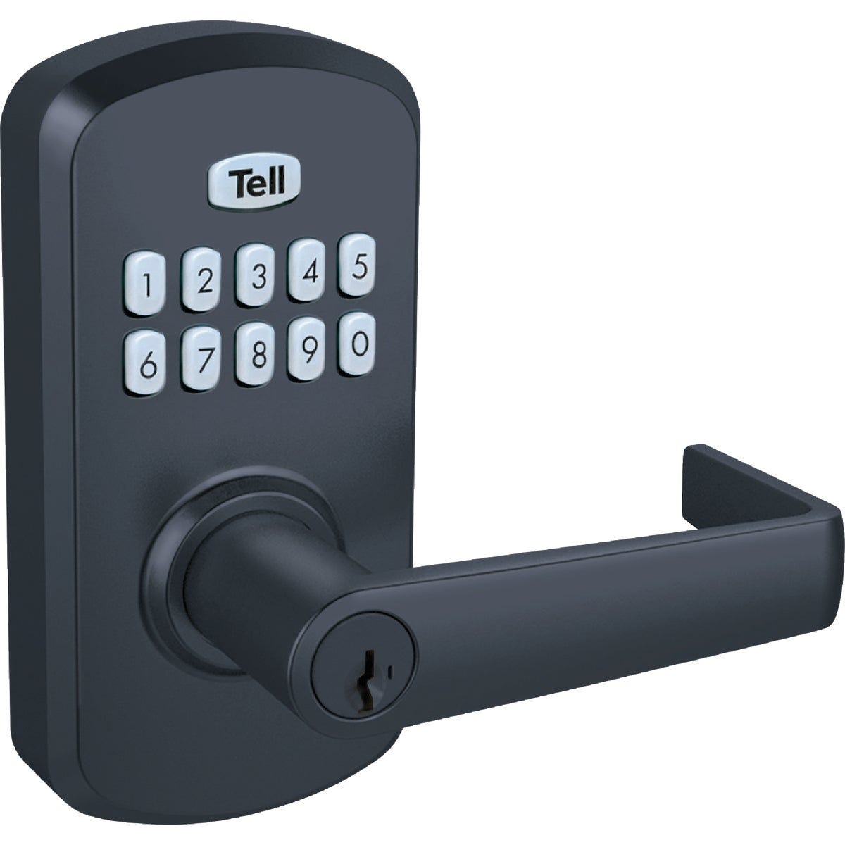 Tell Commercial Cortland Matte Black Electronic Keypad Lock