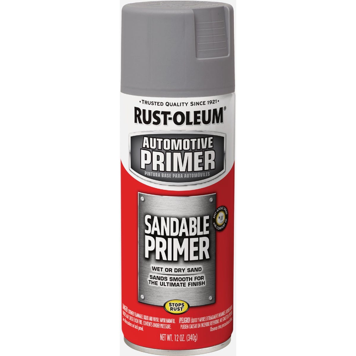 Rust-Oleum Automotive Sandable Primer Spray, 12 Oz., Gray - photo 2 Rust-Oleum Automotive Sandable Primer Spray, 12 Oz., Gray - photo 2