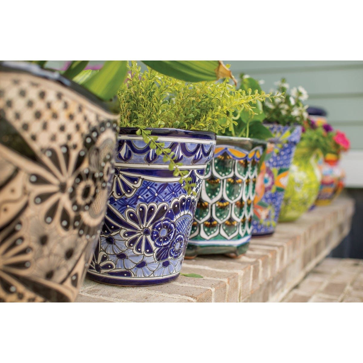 Syndicate Home and Garden 6 In. Michoacana Plumeado Clay Planter - photo 2