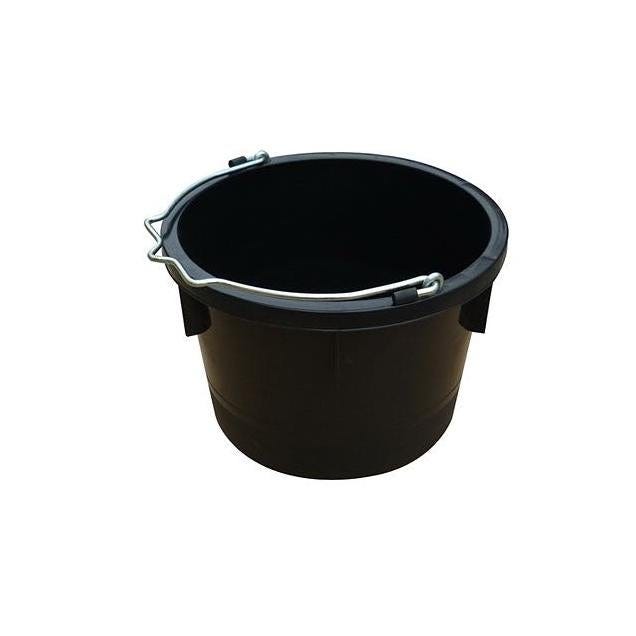 Master Rancher 8 Qt. Black Resin Utility Bucket