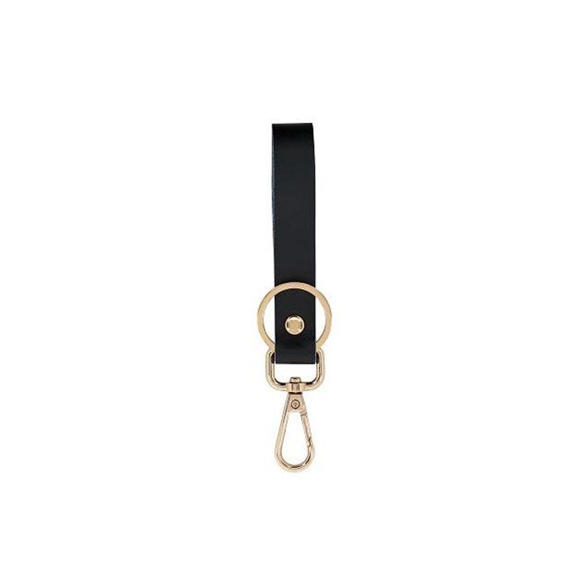 Hillman Black or Brown Sanitas Leather Wrist Strap & Key Clip - photo 2