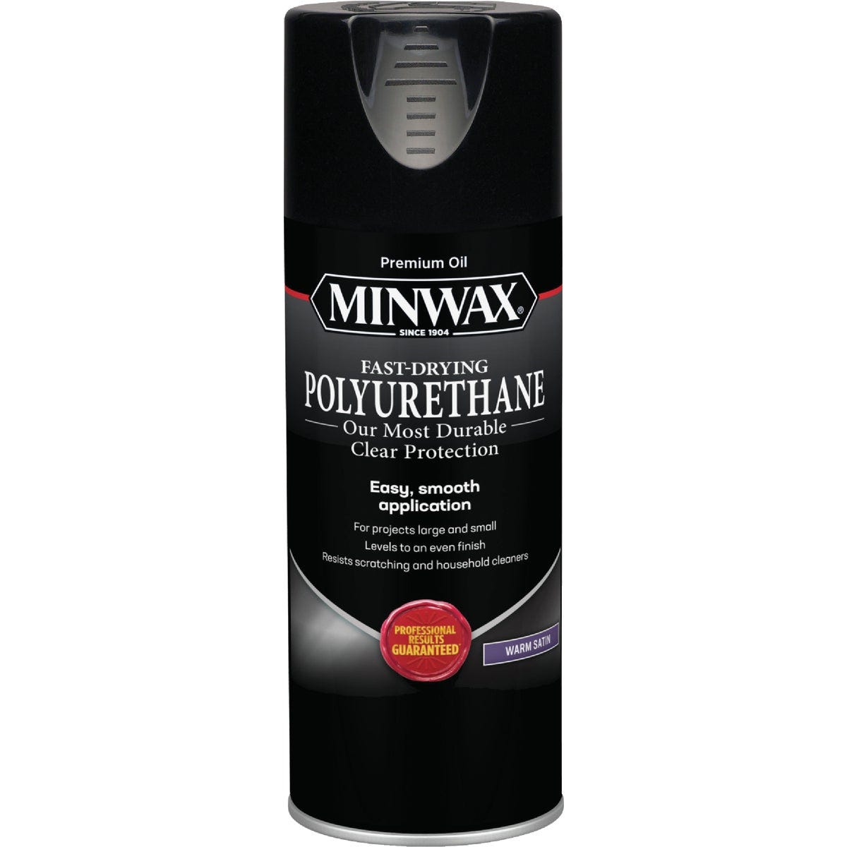 Minwax Warm Satin Clear Spray Polyurethane, 11.5 Oz. Minwax Warm Satin Clear Spray Polyurethane, 11.5 Oz.