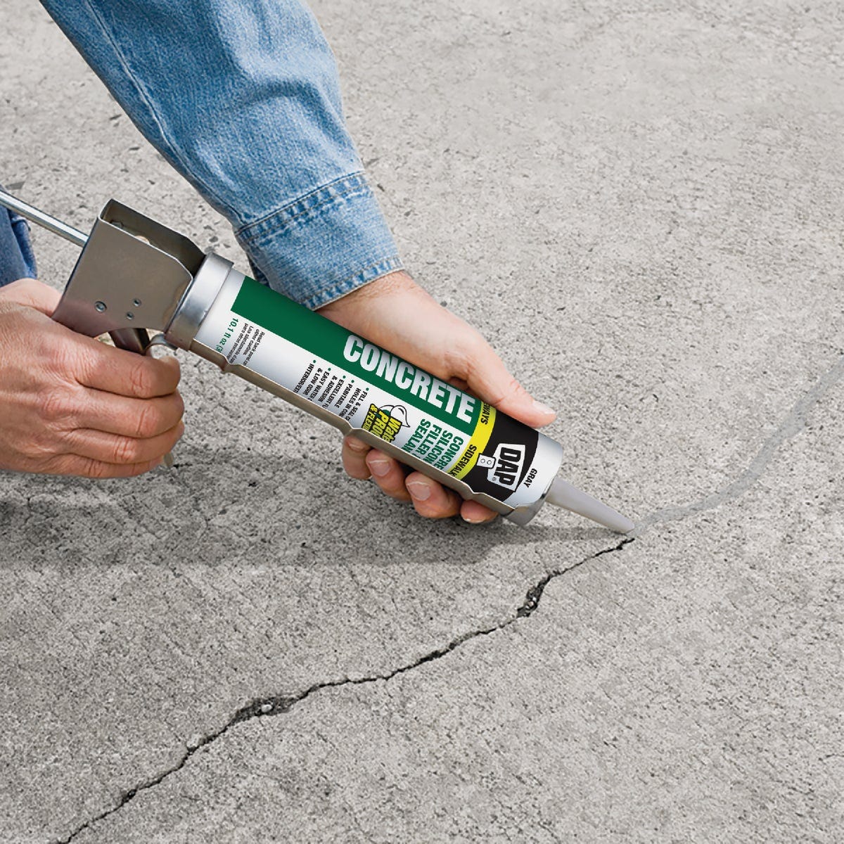 DAP 10.5 Oz. Gray Concrete Waterproof Filler and Sealant - photo 4