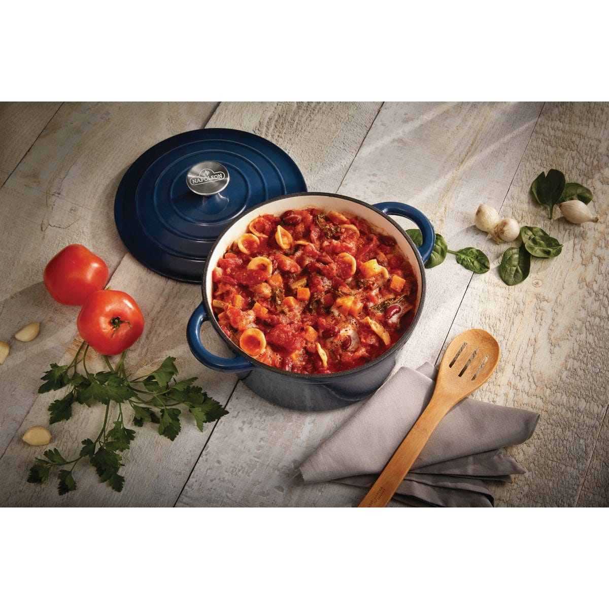 Napoleon Cast Iron Round Casserole Dish - photo 3