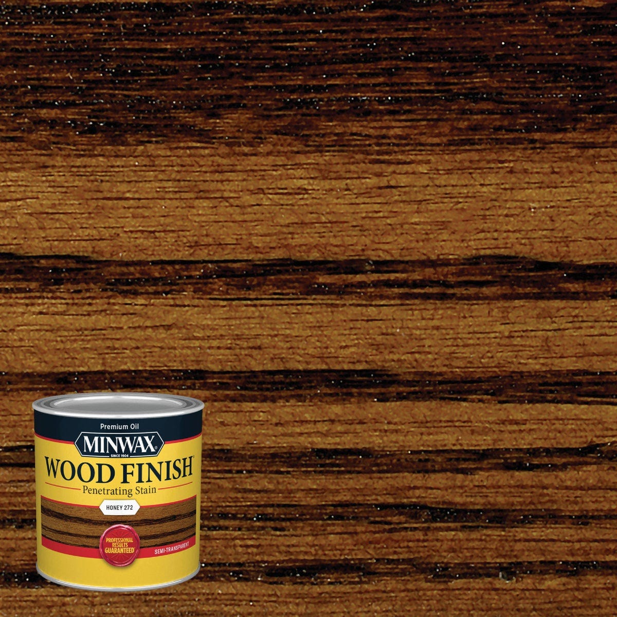 Minwax Wood Finish Penetrating Stain, Honey, 1/2 Pt.