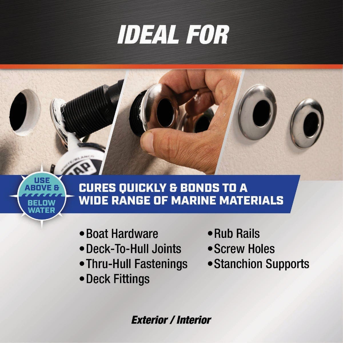 DAP 10.1 Oz. White Fast Cure Marine Adhesive Sealant | True Value Hardware