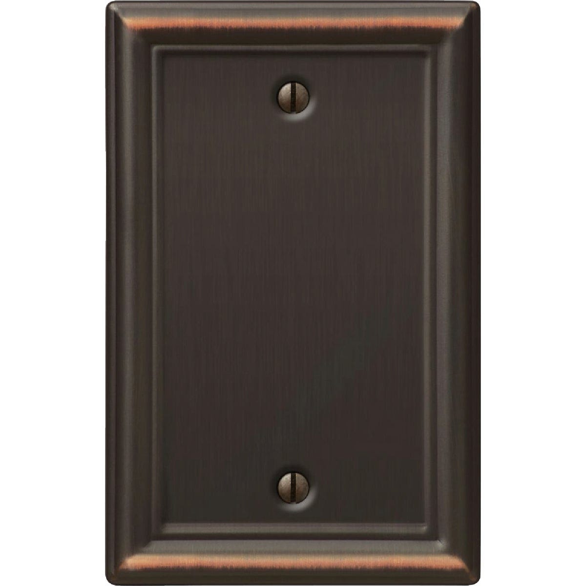 Amerelle Chelsea 1-Gang Aged Bronze Steel Blank Wall Plate - photo 2 Amerelle Chelsea 1-Gang Aged Bronze Steel Blank Wall Plate - photo 2