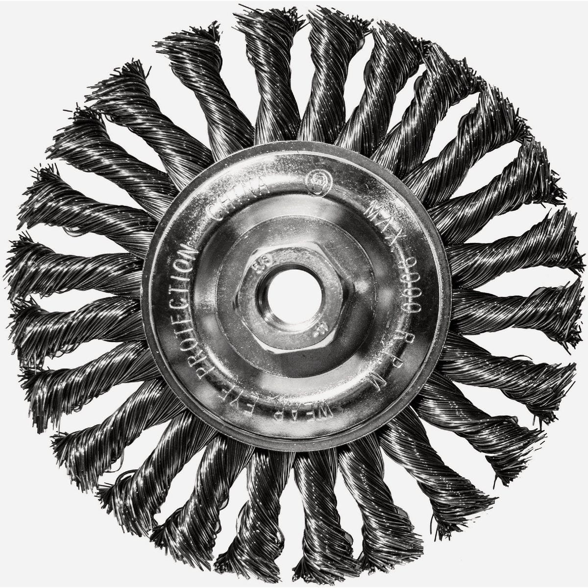 Century Drill & Tool 6 In. Coarse Angle Grinder Wire Wheel